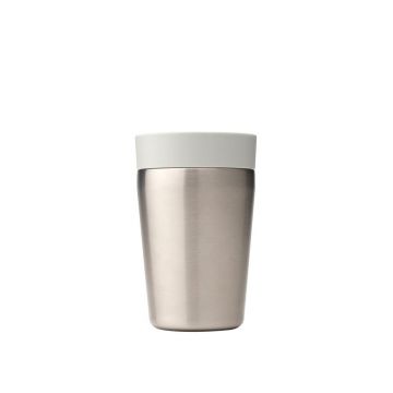 Cana termos, Brabantia, Make&Take, 8x12.7 cm, 200 ml, otel, gri deschis
