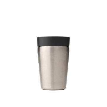 Cana termos, Brabantia, Make&Take, 8x12.7 cm, 200 ml, otel, gri inchis