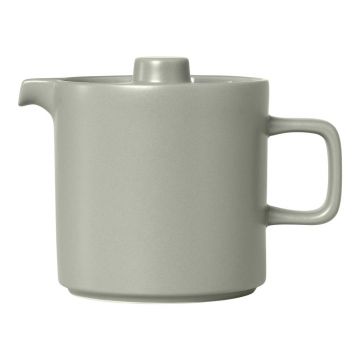 Ceainic din ceramică Blomus Pilar, 1 l, gri deschis