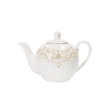 Ceainic, Excalibur, Brandani, D22.5x14 cm, 600 ml, portelan New Bone China