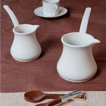 Set 2 ibrice, Kutahya Porselen, PF02CZVS00, 180 ml + 280 ml, portelan, alb Set 2 ibrice, Kutahya Porselen, PF02CZVS00, 180 ml + 280 ml, portelan, alb